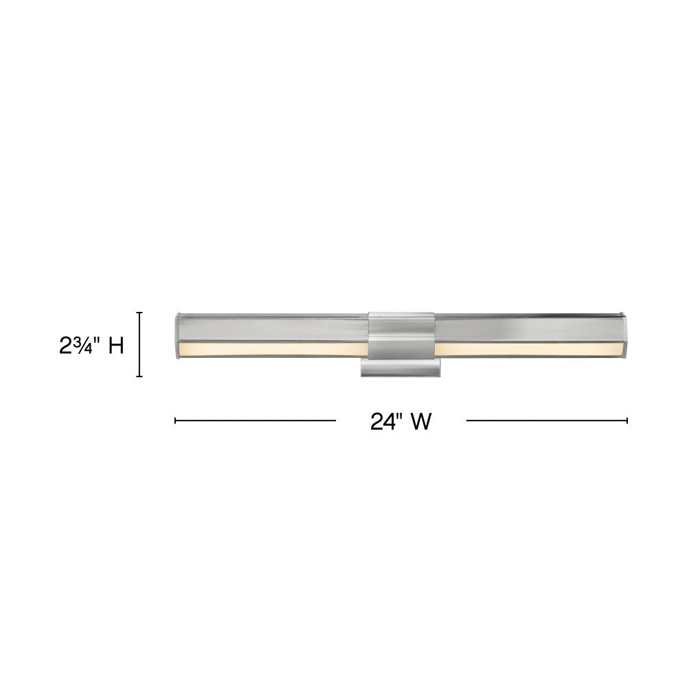 Applique murale LED Facet 46983PN de Hinkley Lighting, finition nickel poli