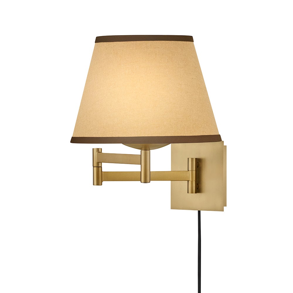 Hinkley Lighting 47510LCB Sonia Task Light Sconce in Lacquered Brass