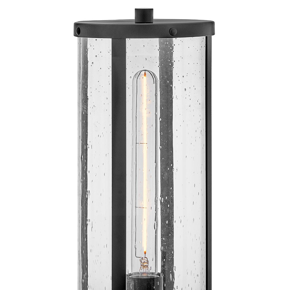 Lark 82051BK Alfie Post Mount Lantern in Black