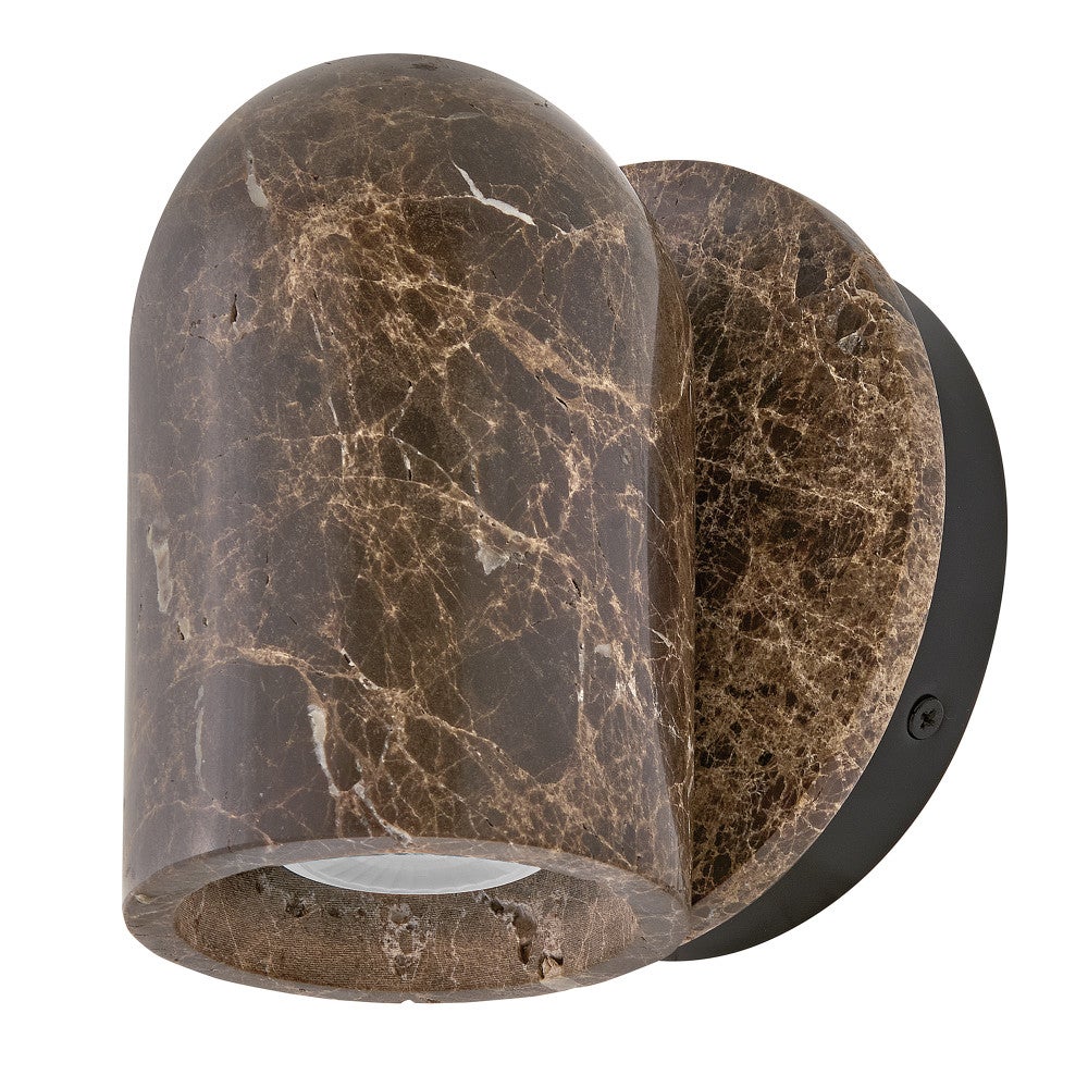 Hinkley Lighting 29510EM-LL Abode LED Down Light Wall Sconce in Espresso Marble