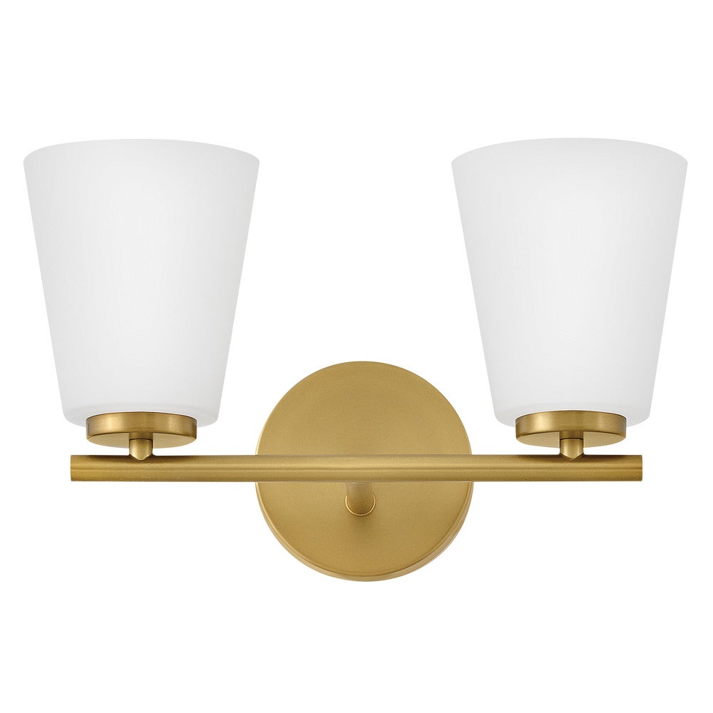 Meuble-lavabo Lark 85422LCB Bri en laiton laqué