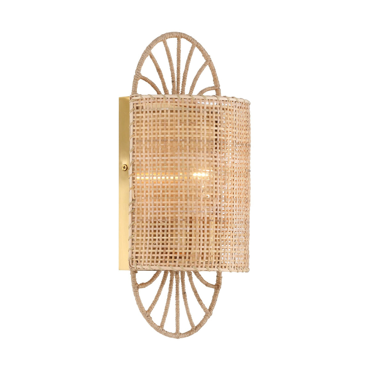 Savoy House 9-1413-1-322 Shawnee Wall Sconce in Warm Brass