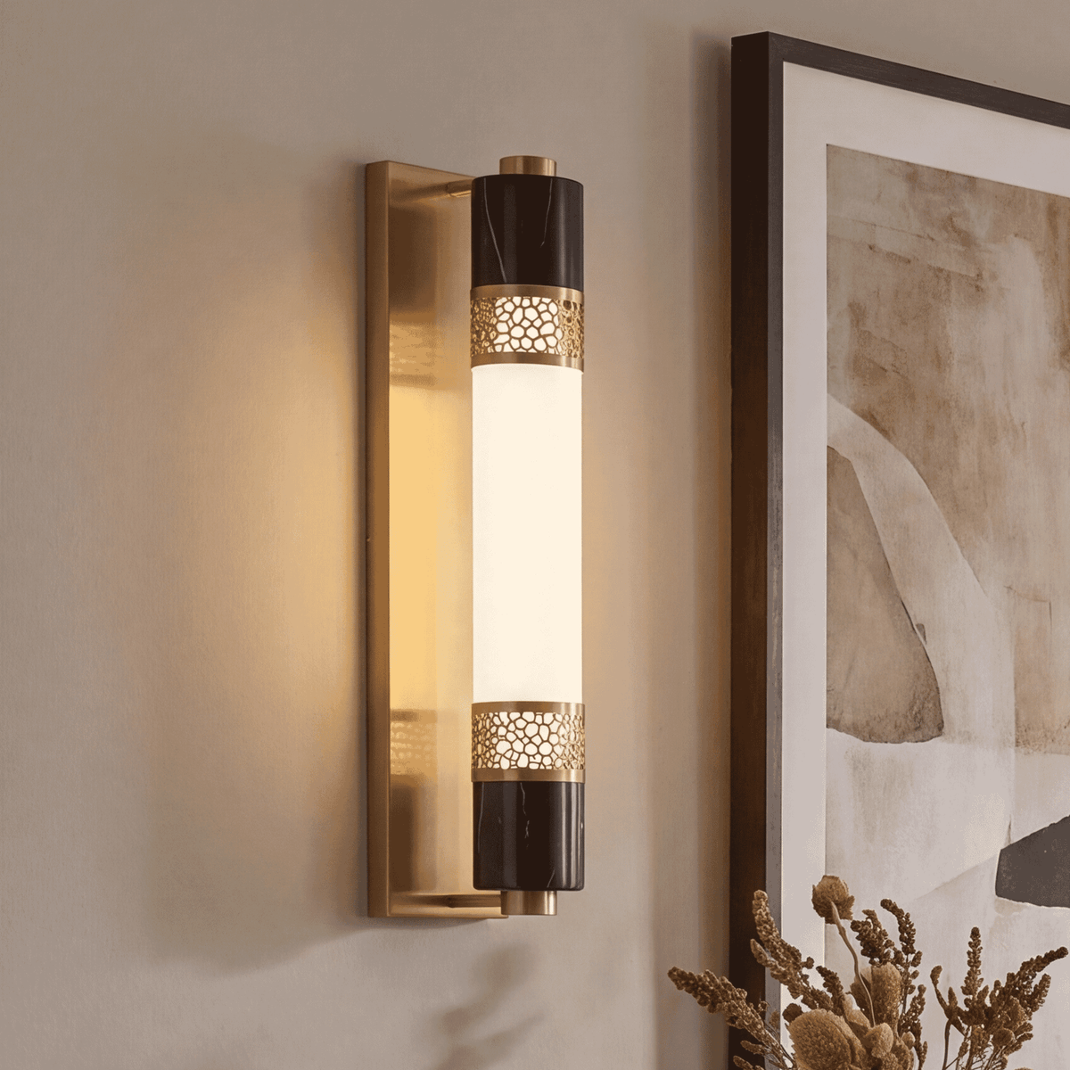 Savoy House 9-2915-1-322 Farrell Wall Sconce in Warm Brass