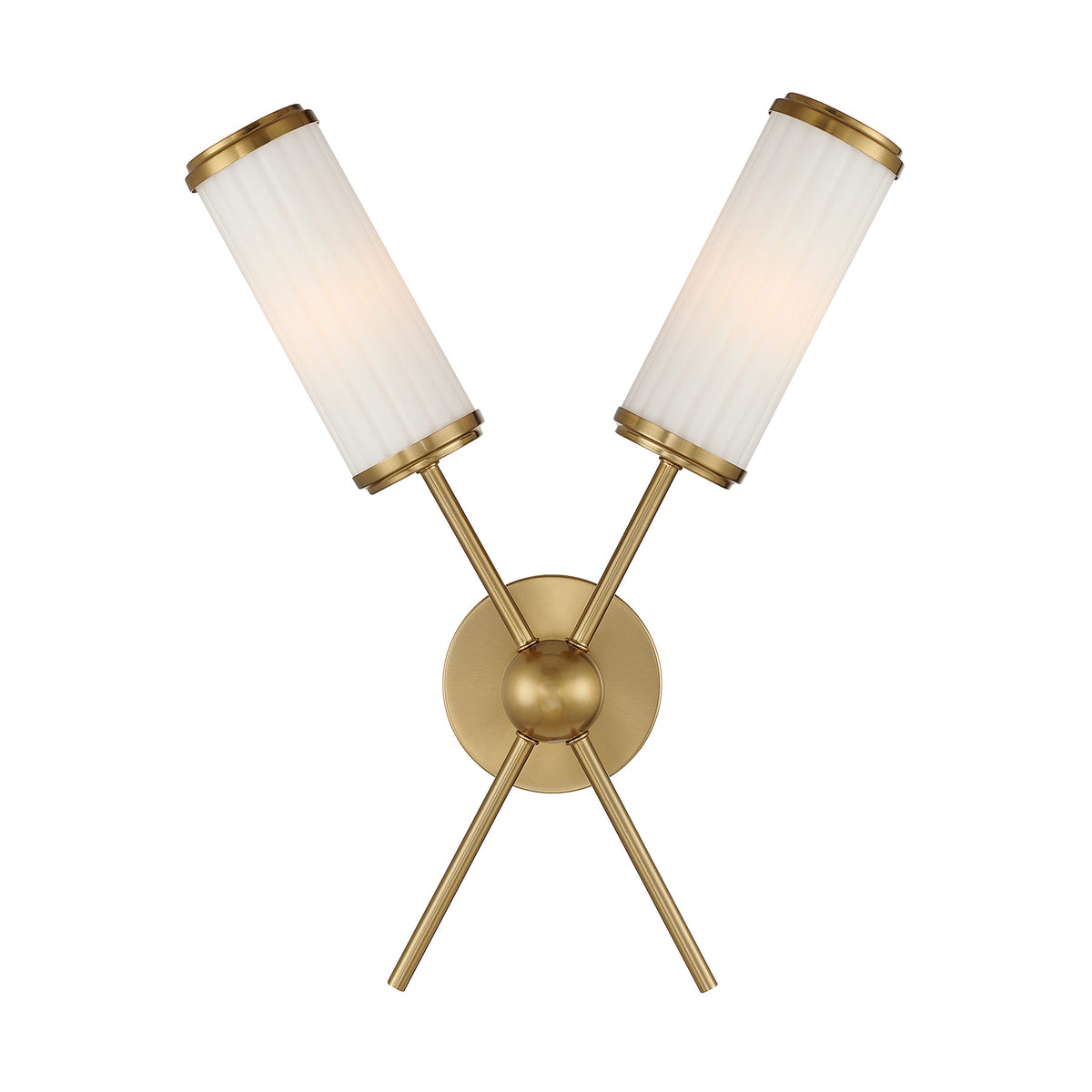 Savoy House 9-3199-2-322 Denison Wall Sconce in Warm Brass