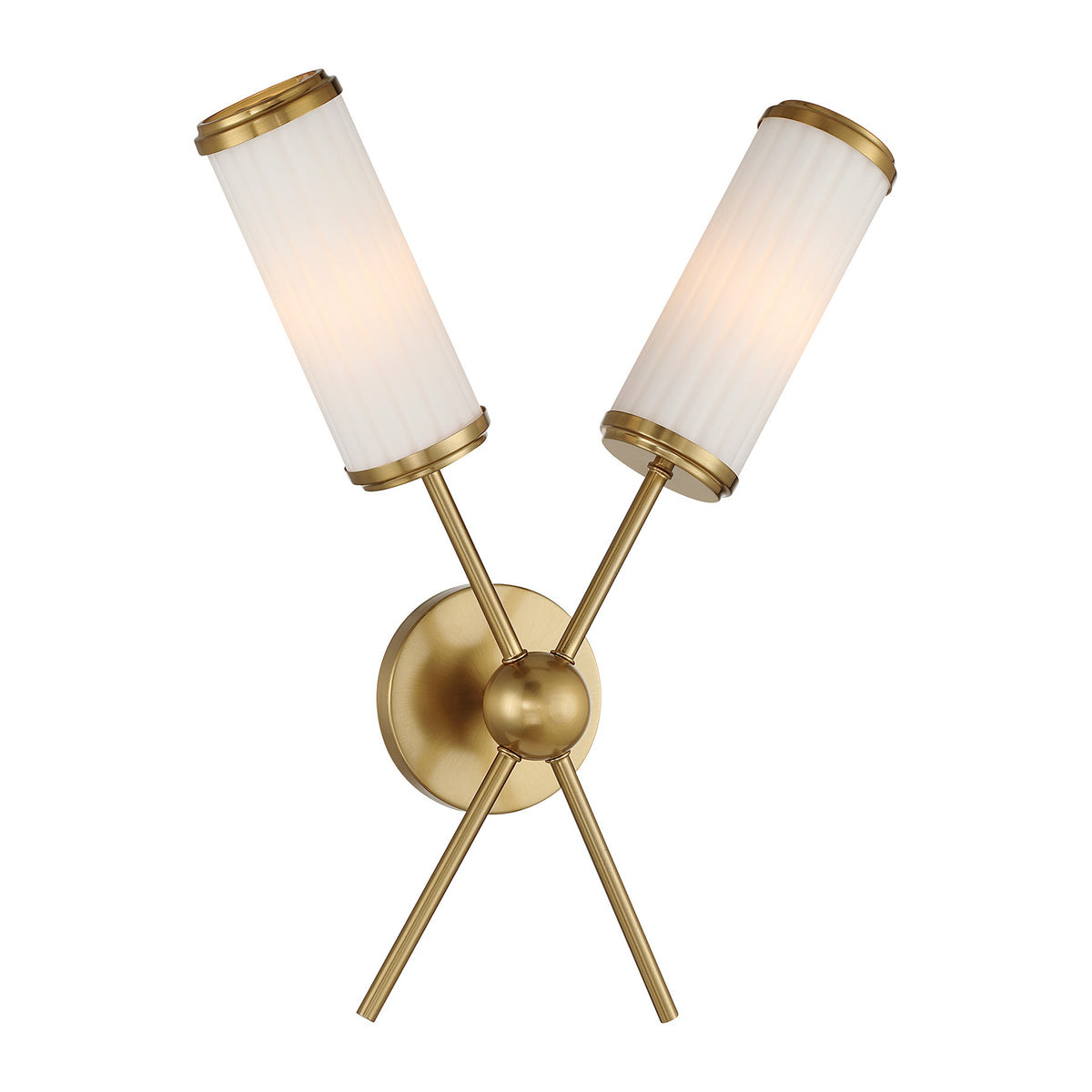 Savoy House 9-3199-2-322 Denison Wall Sconce in Warm Brass