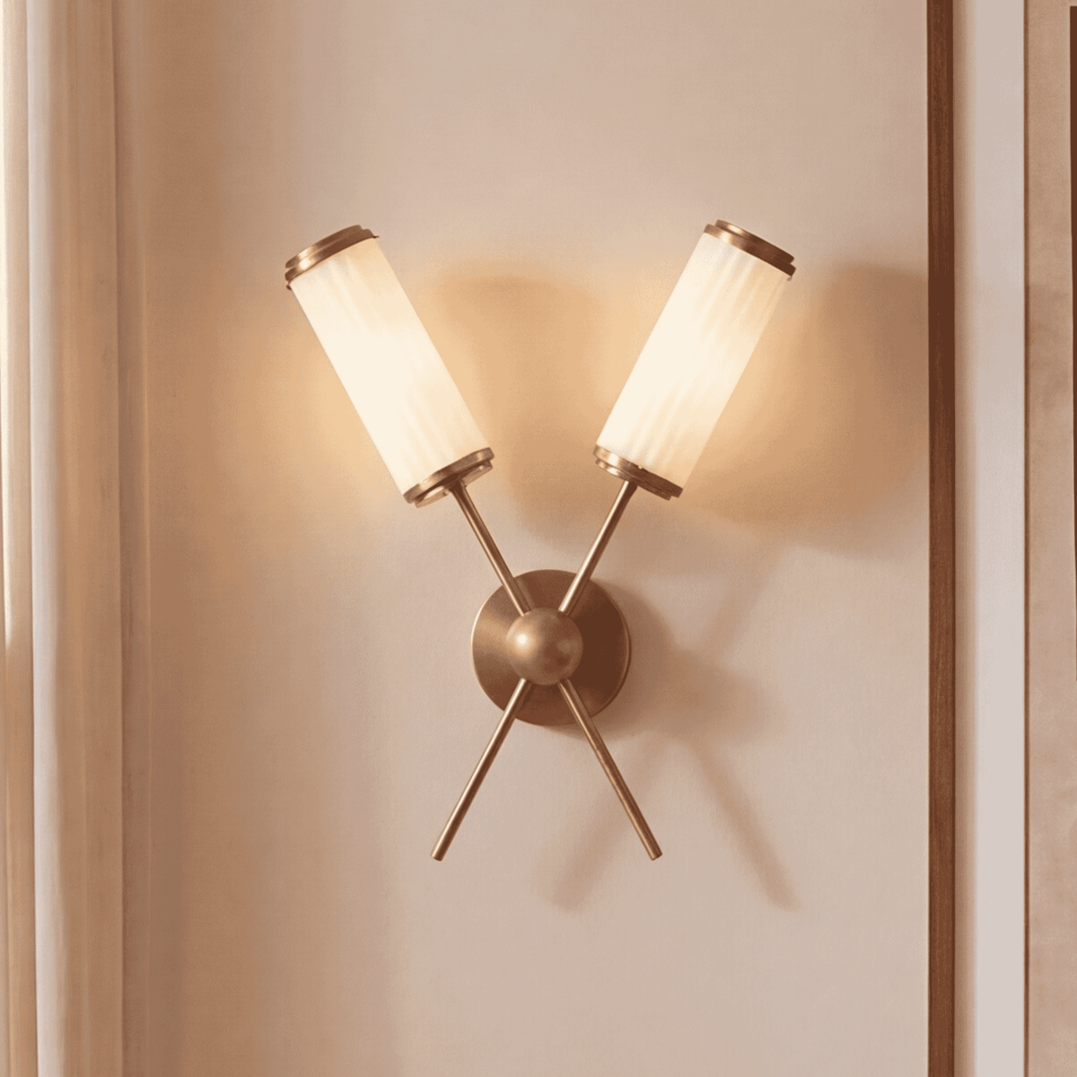 Savoy House 9-3199-2-322 Denison Wall Sconce in Warm Brass