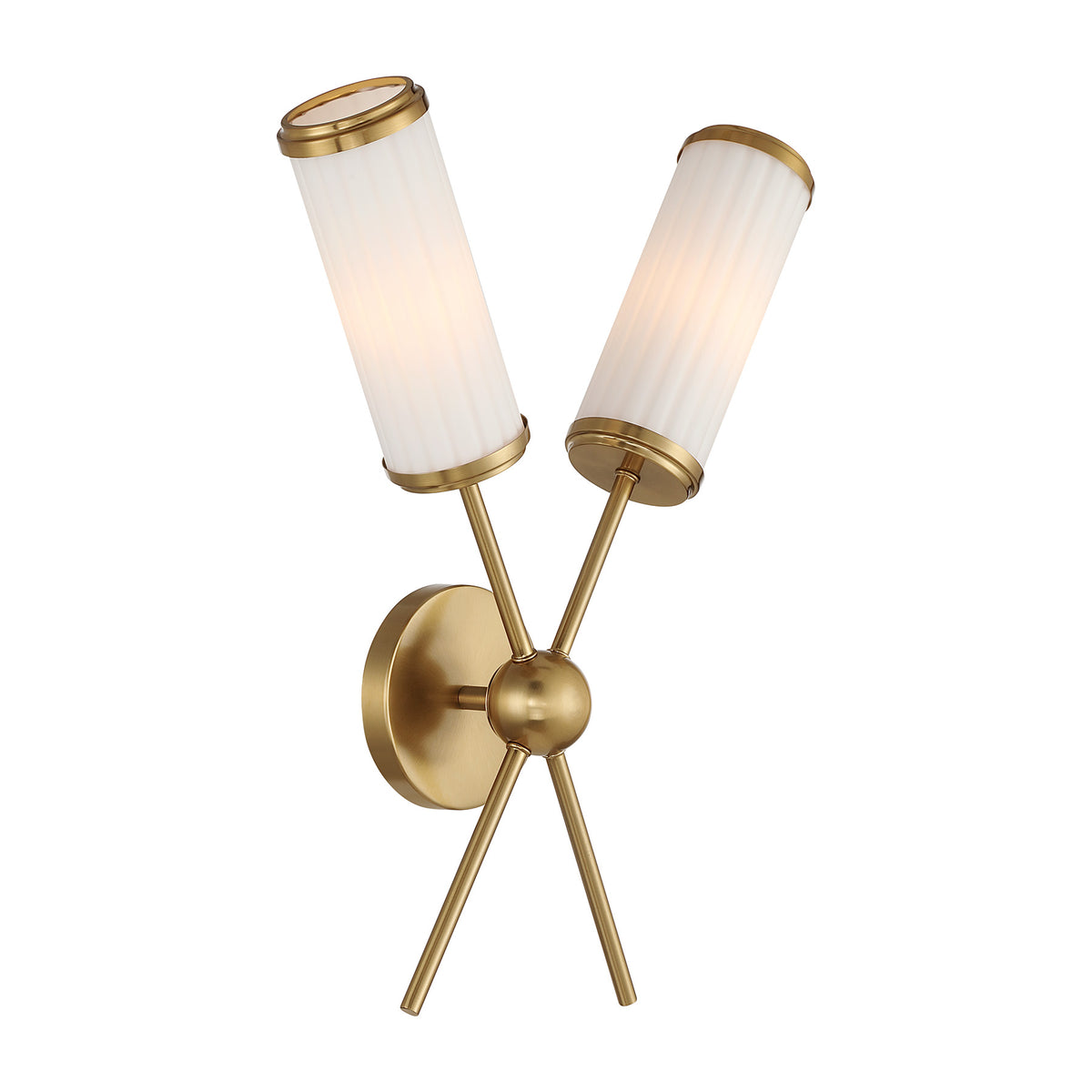 Savoy House 9-3199-2-322 Denison Wall Sconce in Warm Brass