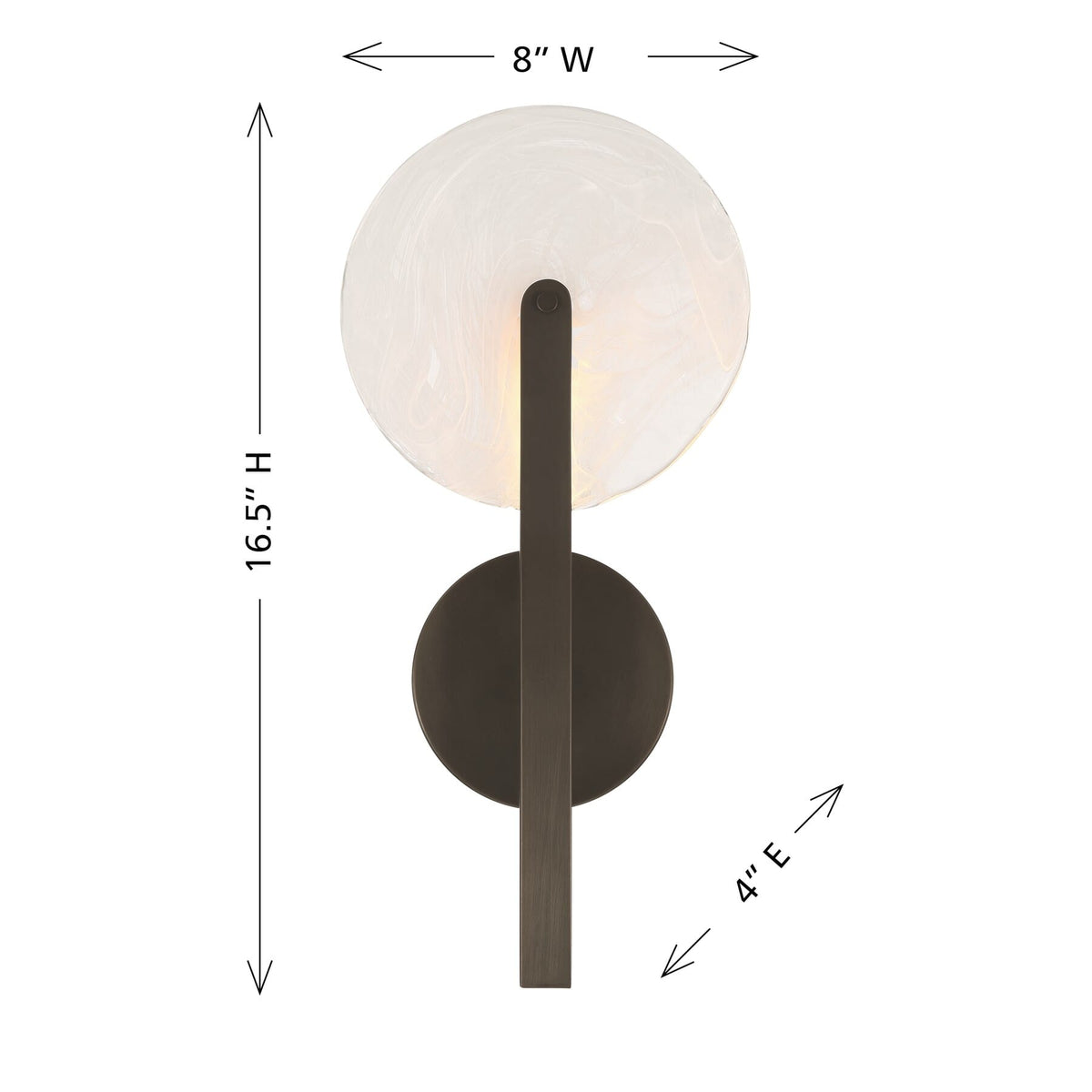 Savoy House 9-9308-1-15 Ainslie LED Wall Sconce in Mediterranean Bronze