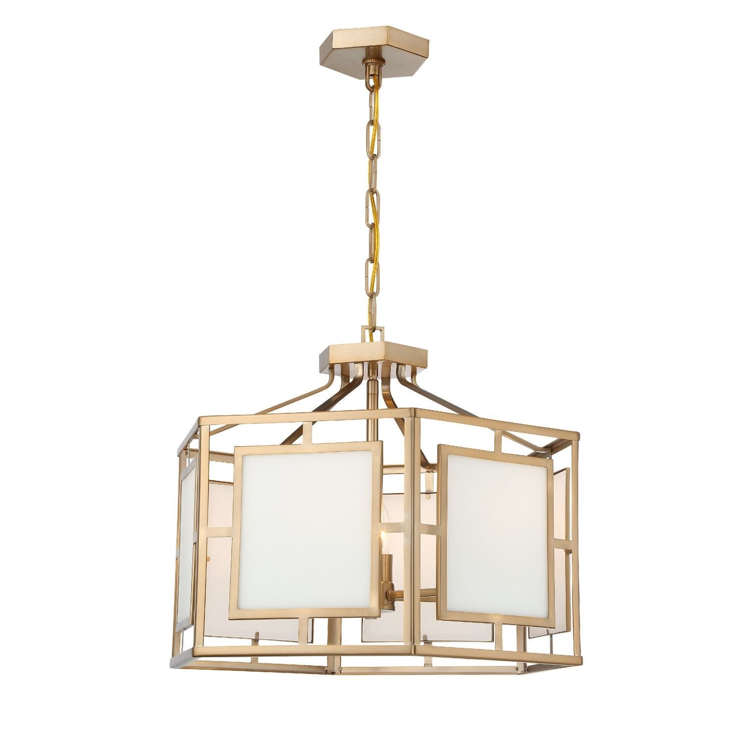 Crystorama - HIL-995-VG - Six Light Chandelier - Hillcrest - Vibrant Gold