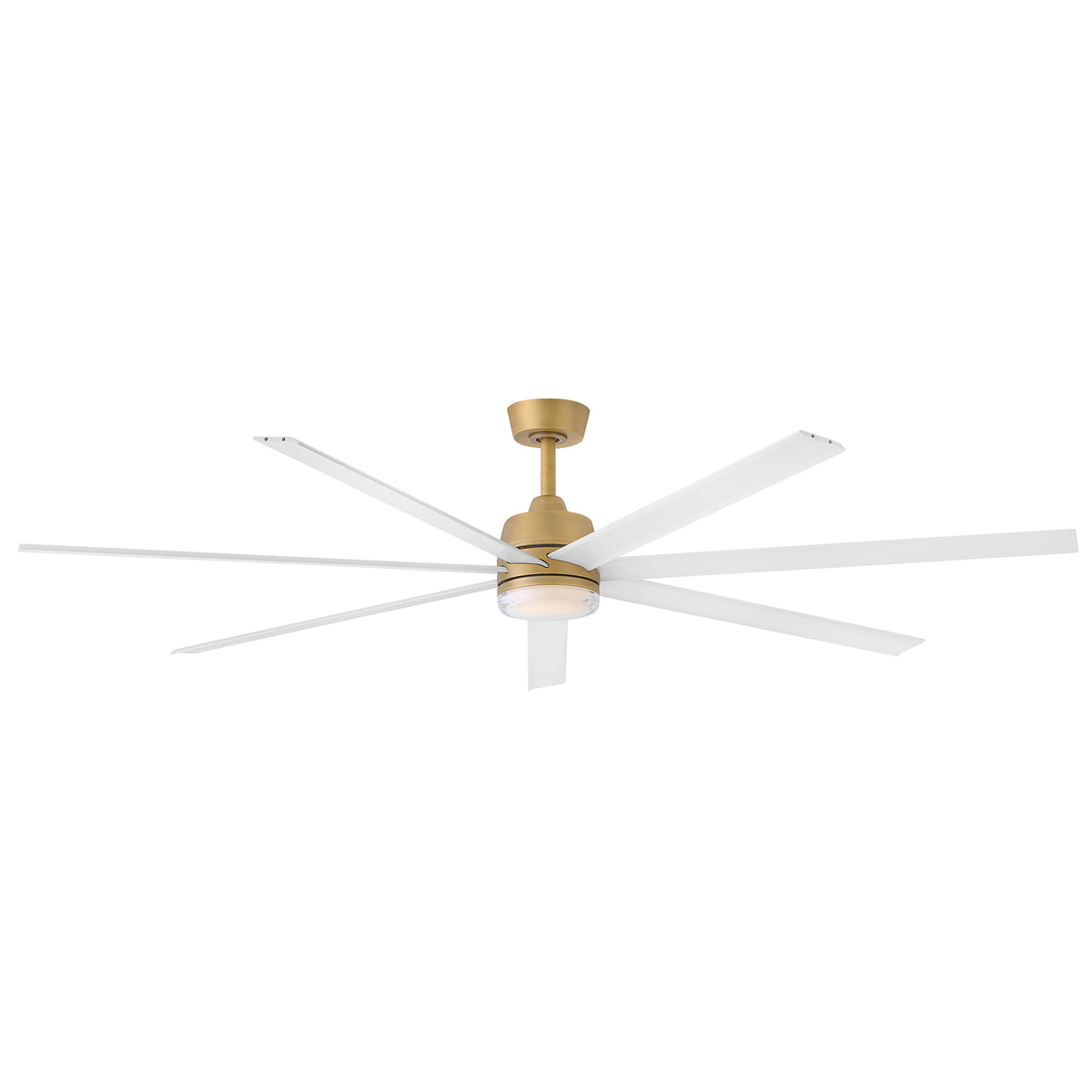 Éclairage intelligent LED Hinkley 910672FHB-LDD Ventilateur en laiton Heritage
