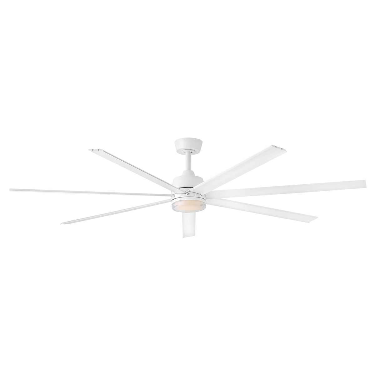 Éclairage intelligent LED Hinkley 910672FMW-LDD Ventilateur en blanc mat
