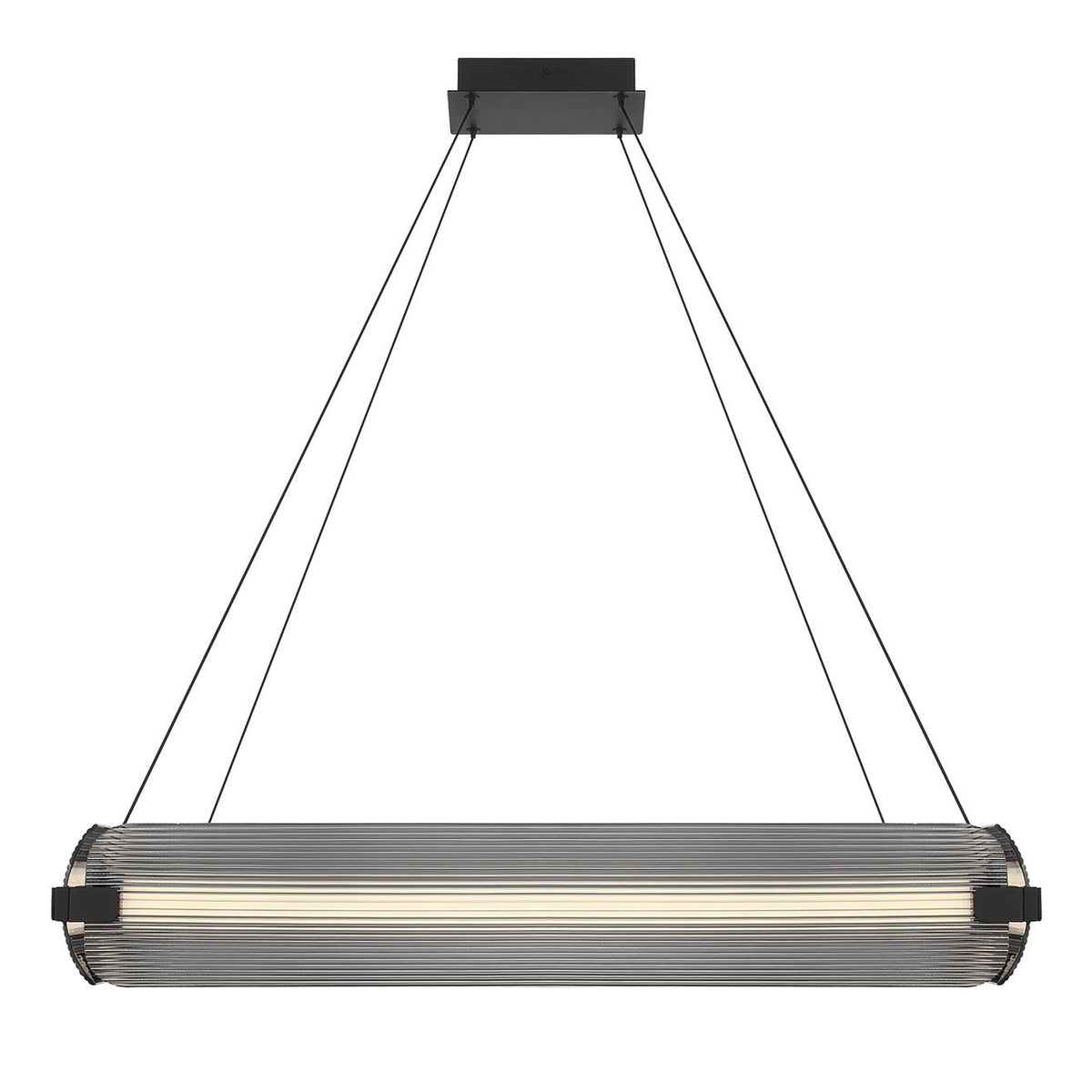 Eurofase 50052-011 Neoness LED Geometric Chandelier in Matte Black