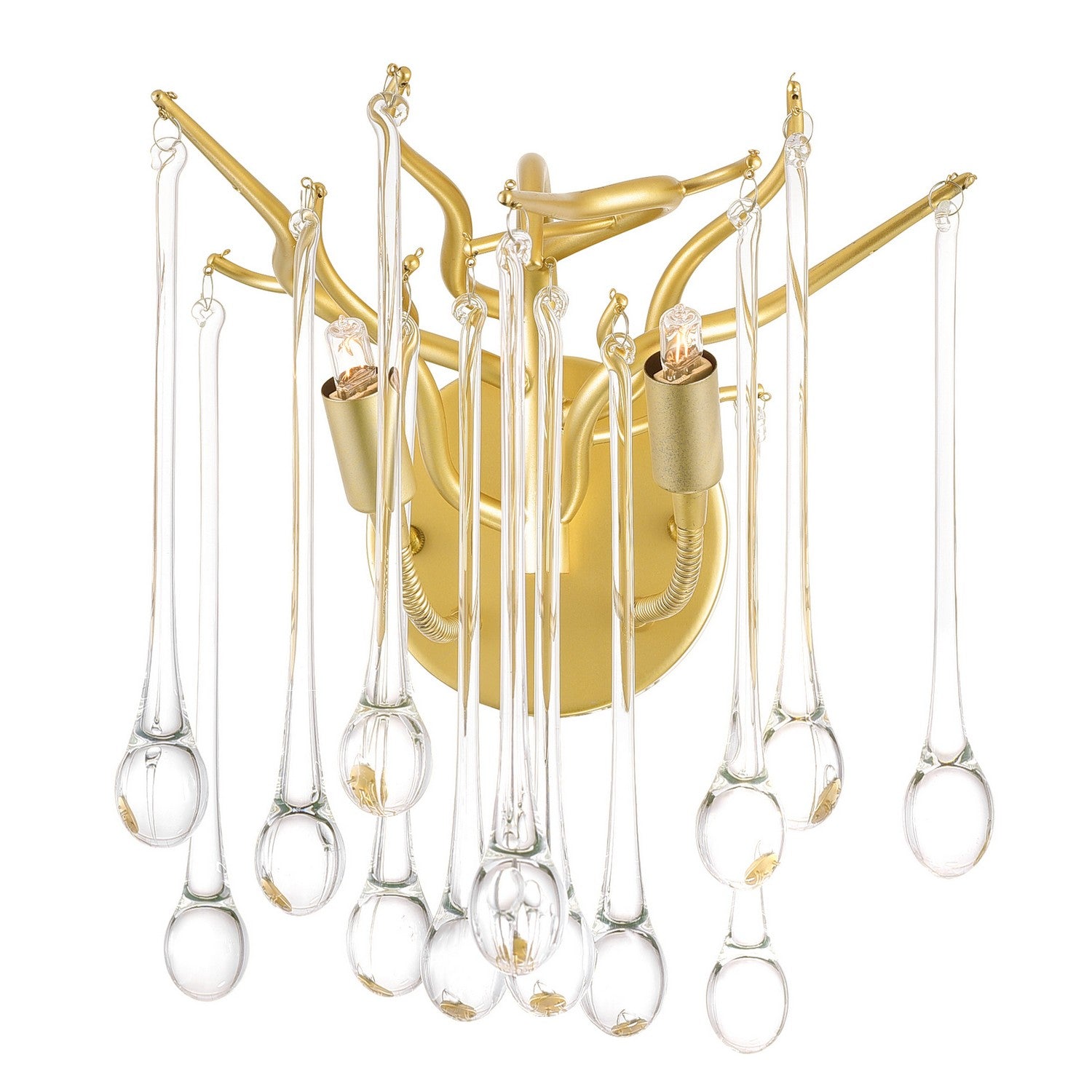 CWI Lighting Canada - 1094W10-2-620 - Deux lampes Murale - Anita - Feuille d'or