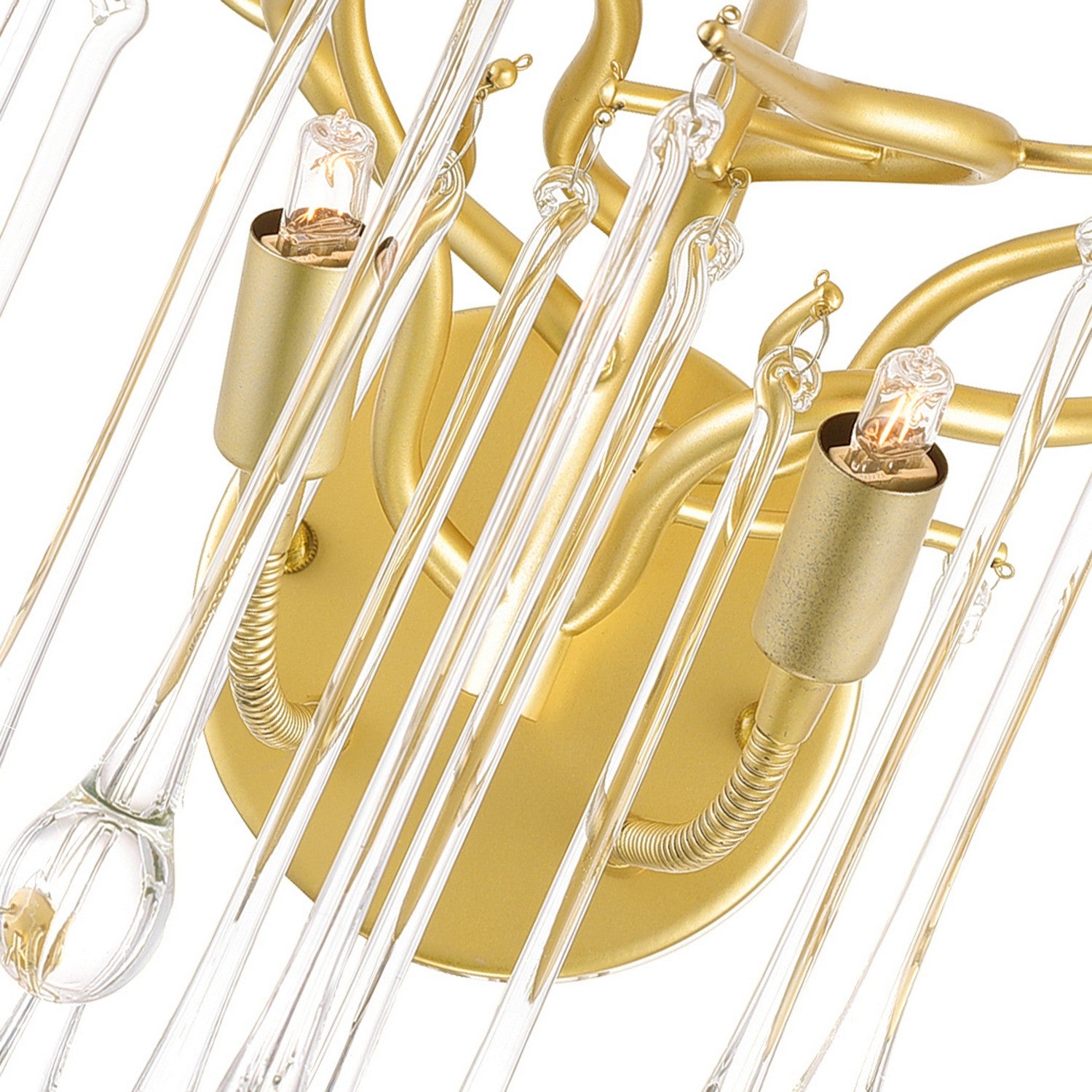 CWI Lighting Canada - 1094W10-2-620 - Deux lampes Murale - Anita - Feuille d'or