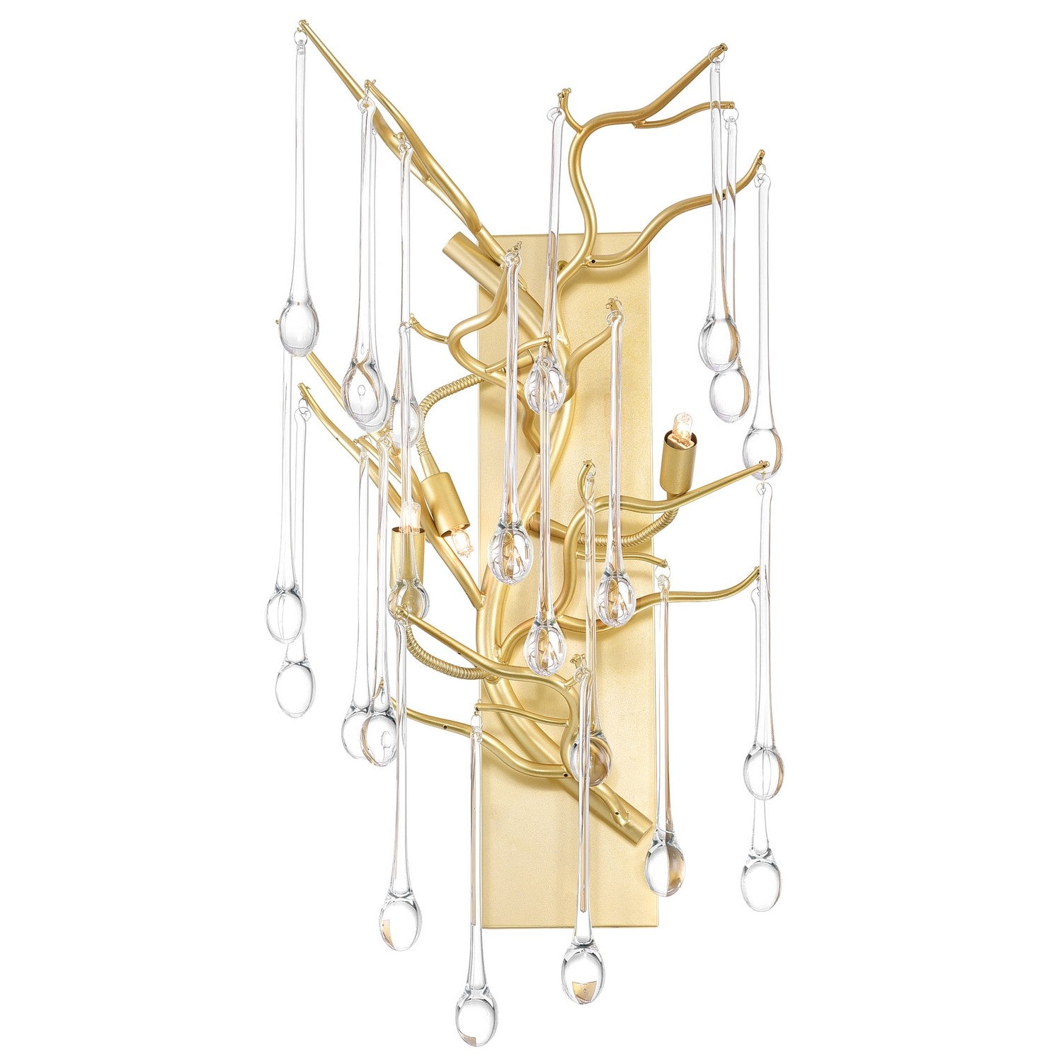 CWI Lighting Canada - 1094W11-3-620 - Trois lampes Murale - Anita - Feuille d'or
