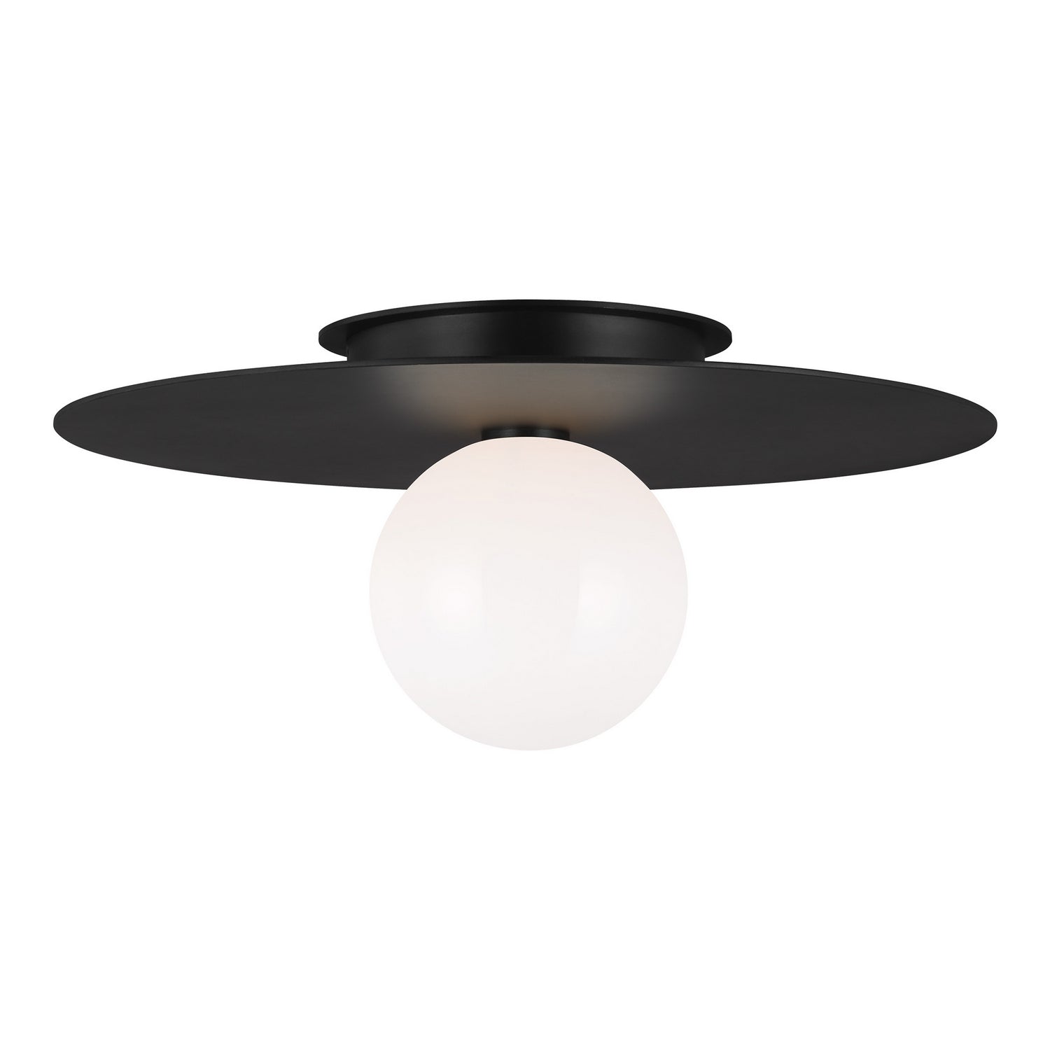 Visual Comfort Studio Canada - KF1021MBK - One Light Flush Mount - Nodes - Midnight Black
