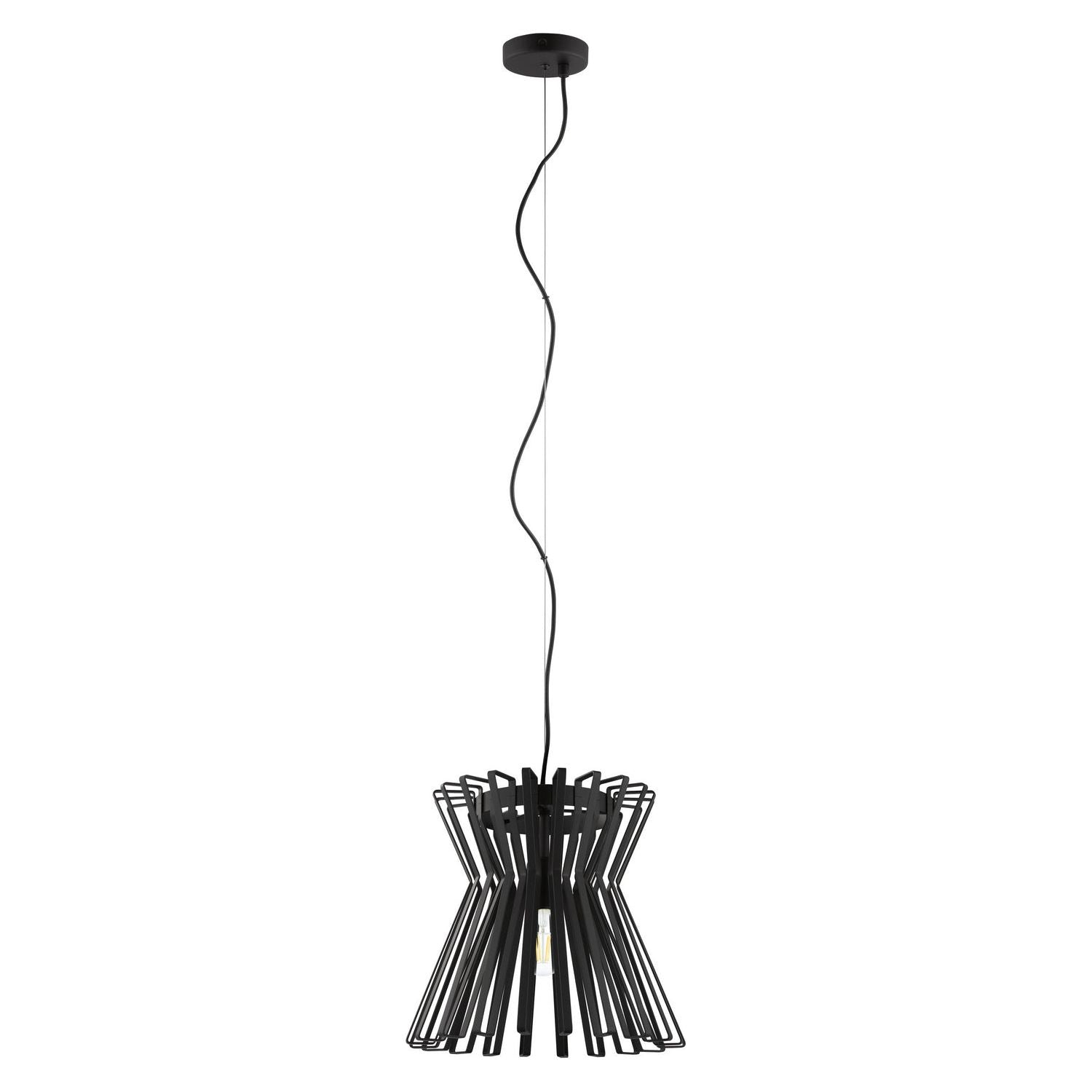 Eglo Canada - 98076A - One Light Suspension - Locubin - Black
