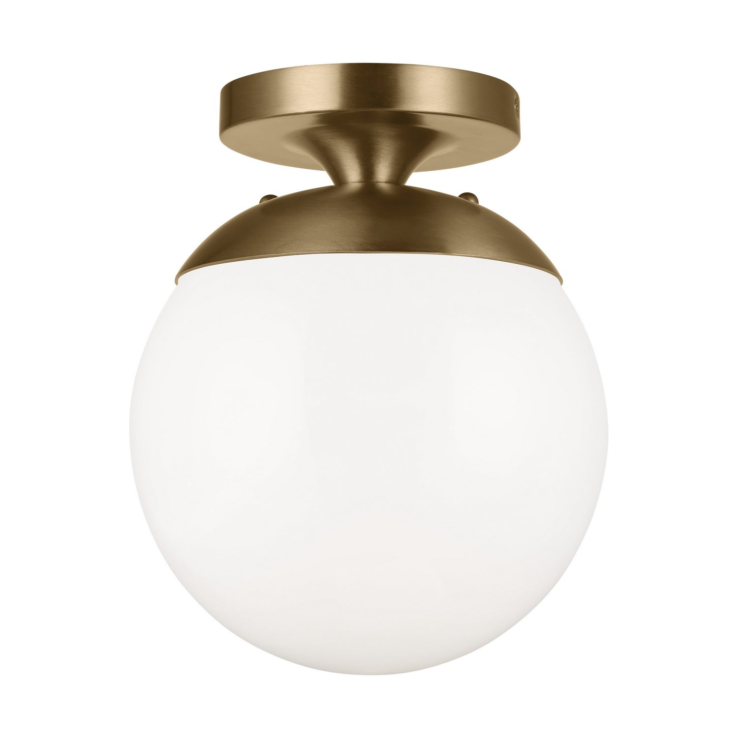 Visual Comfort Studio Canada - 7518EN3-848 - One Light Wall / Ceiling Semi-Flush Mount - Leo - Hanging Globe - Satin Brass