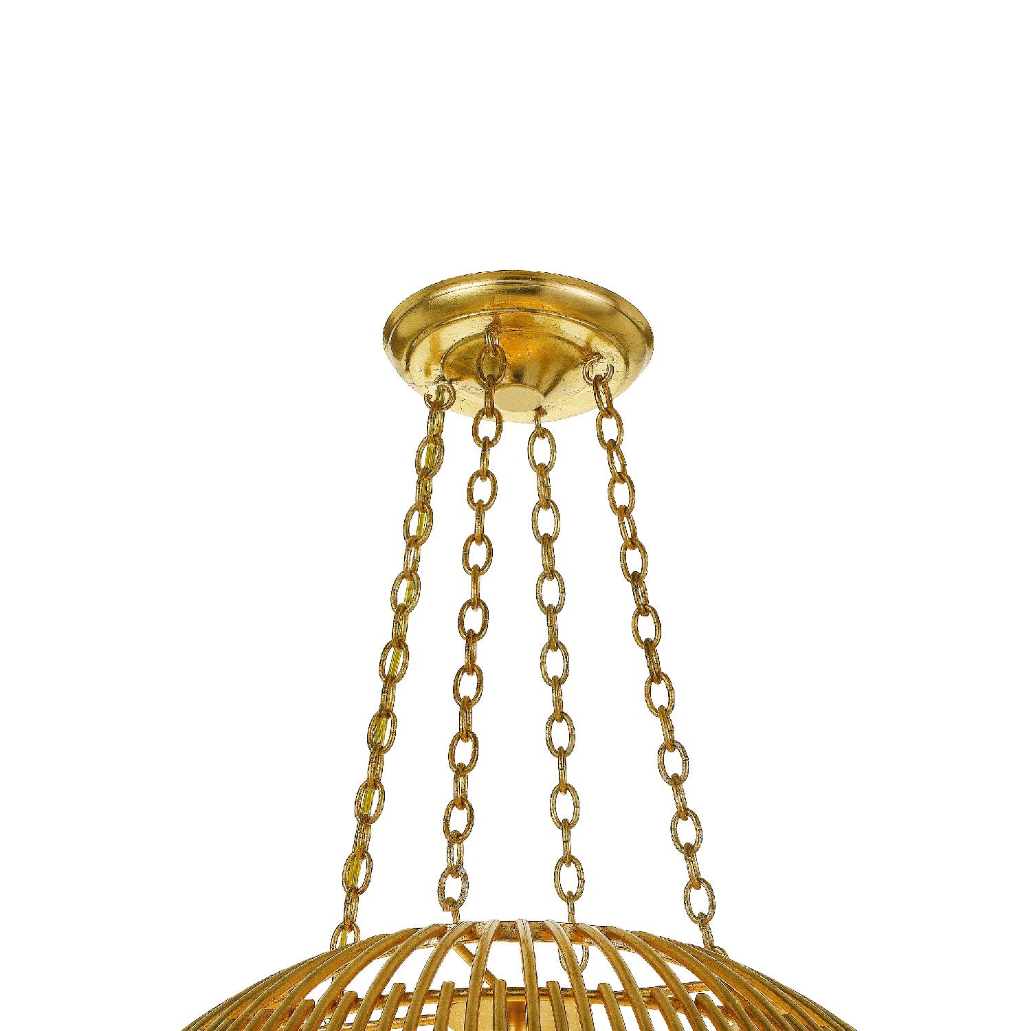 Crystorama - DUV-626-GA - Six lumières Suspendu - Duval - Or antique