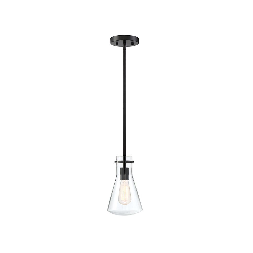 Lumière Meridian M70063MBK One Suspension en noir mat