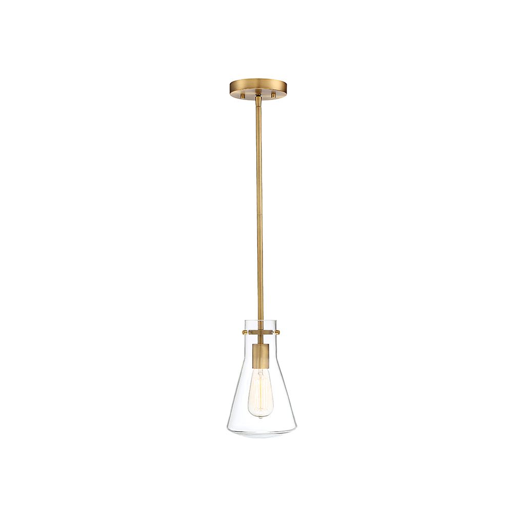 Lumière Meridian M70063NB Une lampe Suspension en laiton naturel