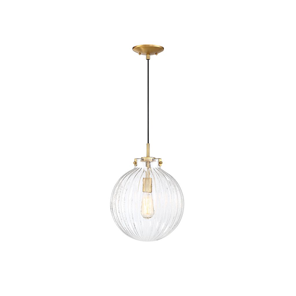 Meridian M70068NB One Light Mini Suspension en laiton naturel