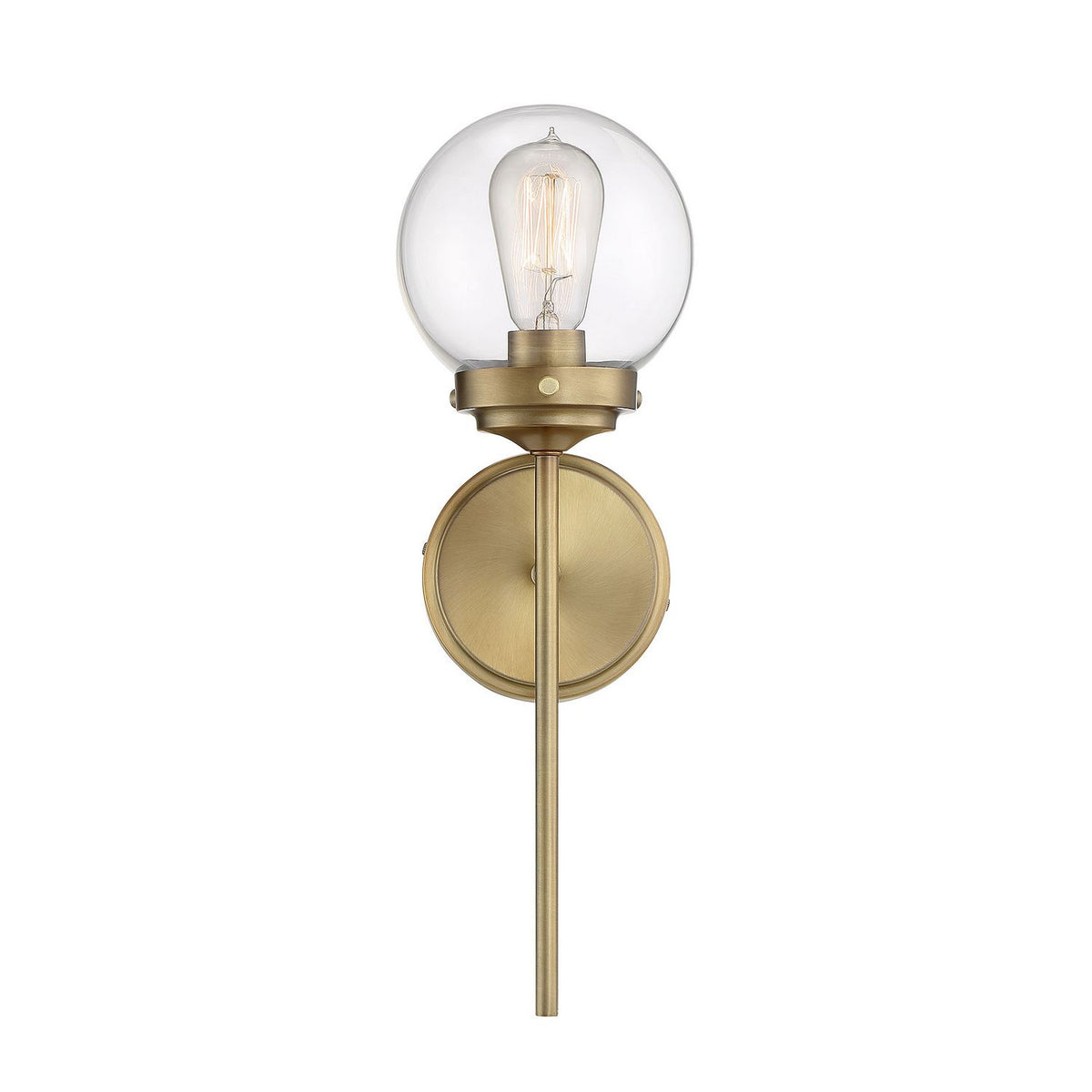 Lumière Meridian M90025NB Une lampe Murale en laiton naturel