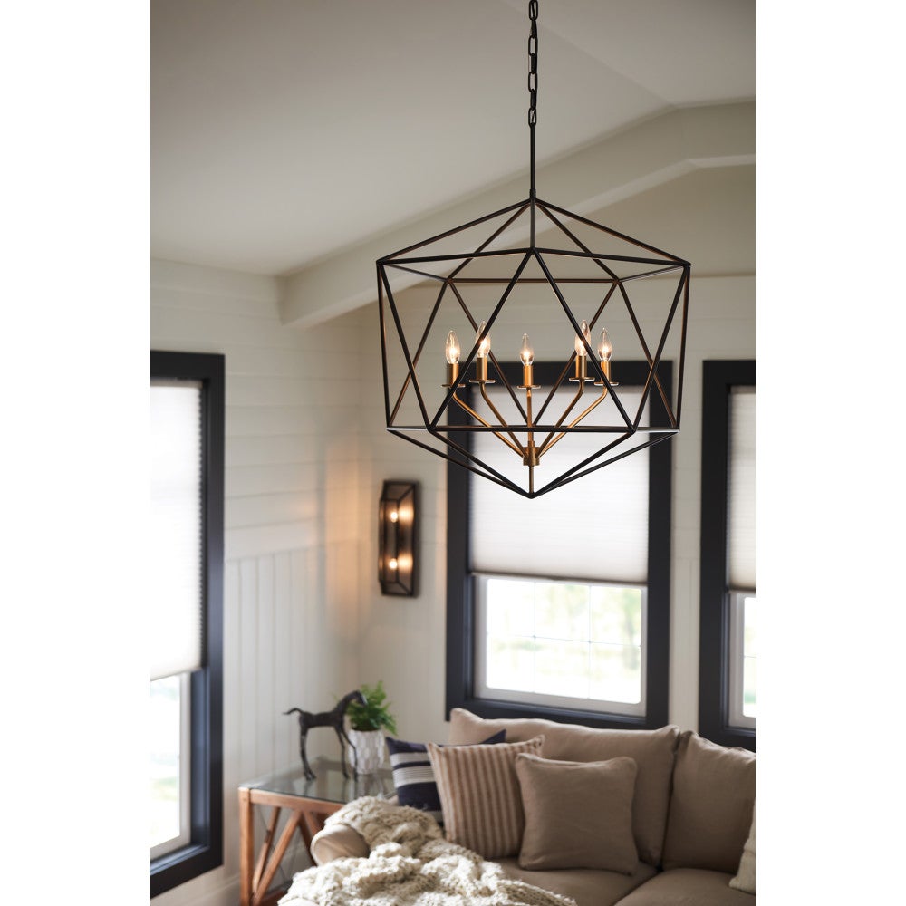 Hinkley Lighting 3025MM Astrid Open Frame Chandelier in Metallic Matte Bronze