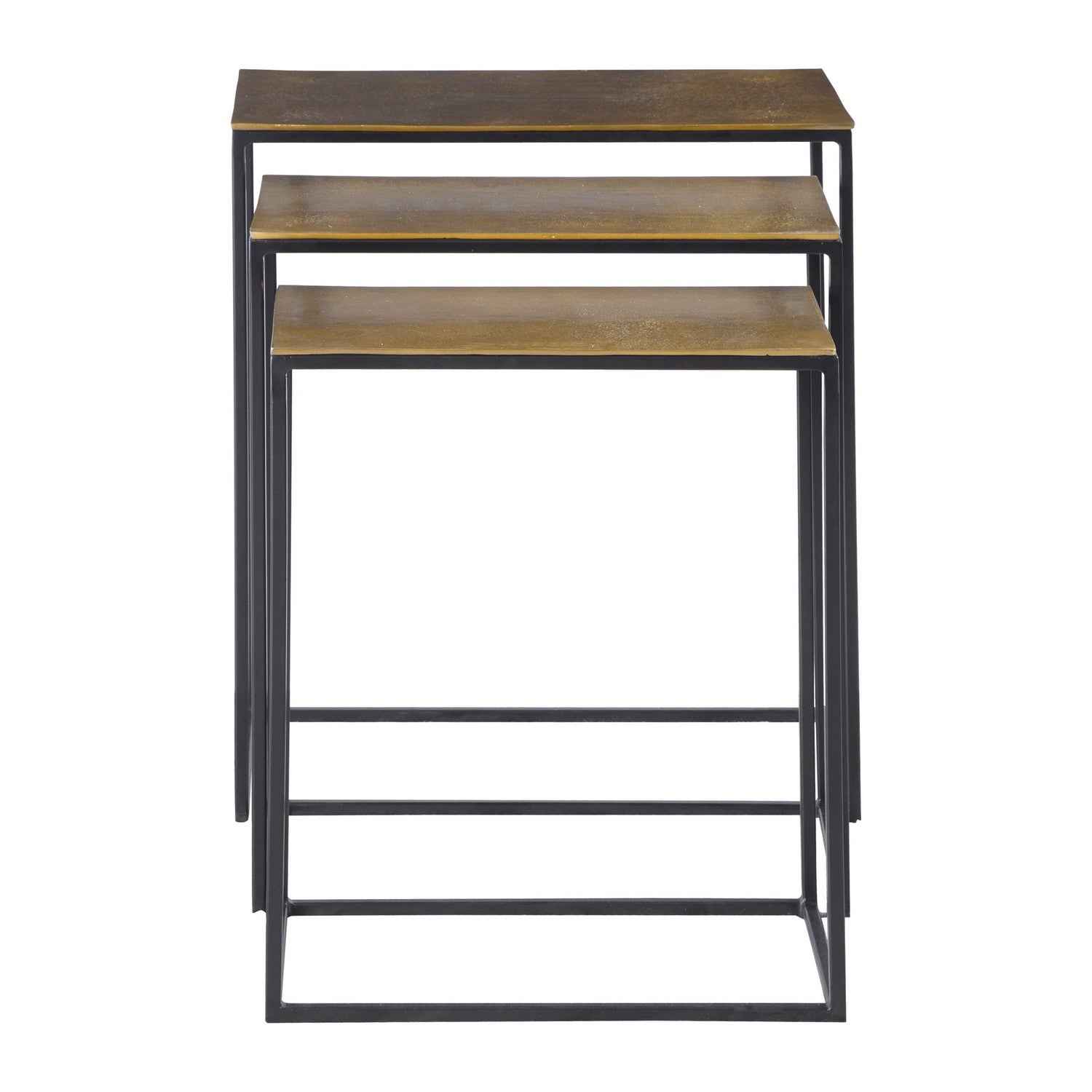 Uttermost - 25050 - Tables gigognes, lot de 3 - Coreene - Fer noir vieilli
