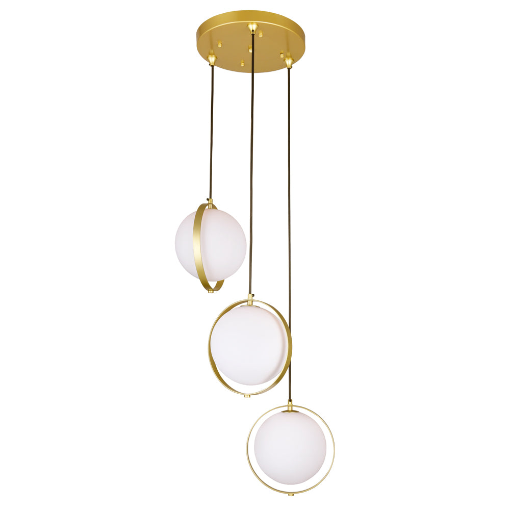 CWI Lighting Canada - 1153P16-3-169 - LED Pendant - Da Vinci - Medallion Gold