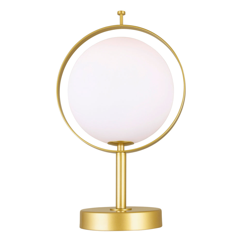 Éclairage CWI Canada - 1153T10-1-169 - DEL Lampe de table - Da Vinci - Médaillon d'or