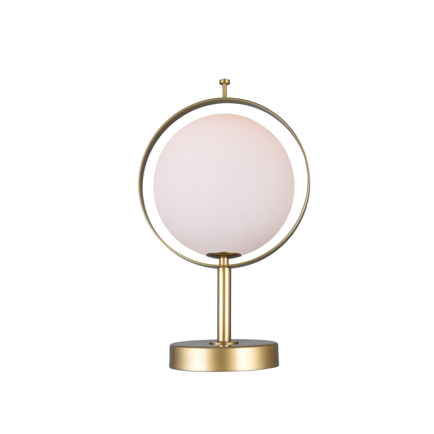 Éclairage CWI Canada - 1153T10-1-169 - DEL Lampe de table - Da Vinci - Médaillon d'or