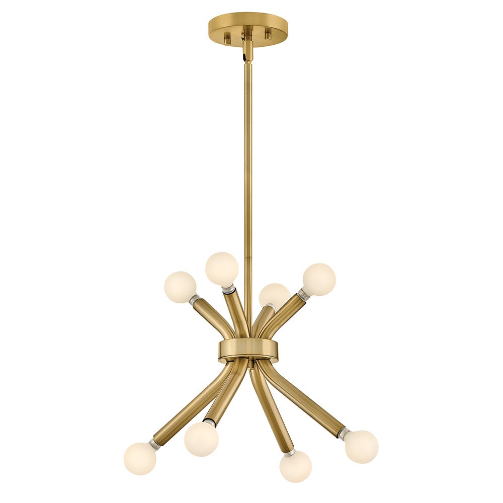 Lark 83853LCB Axton Convertible Pendant in Lacquered Brass