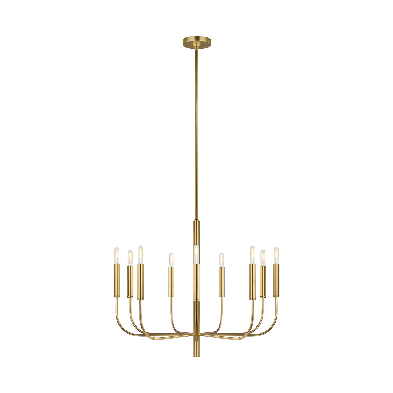 Visual Comfort Studio Canada - EC1009BBS - Nine Light Chandelier - Brianna - Burnished Brass