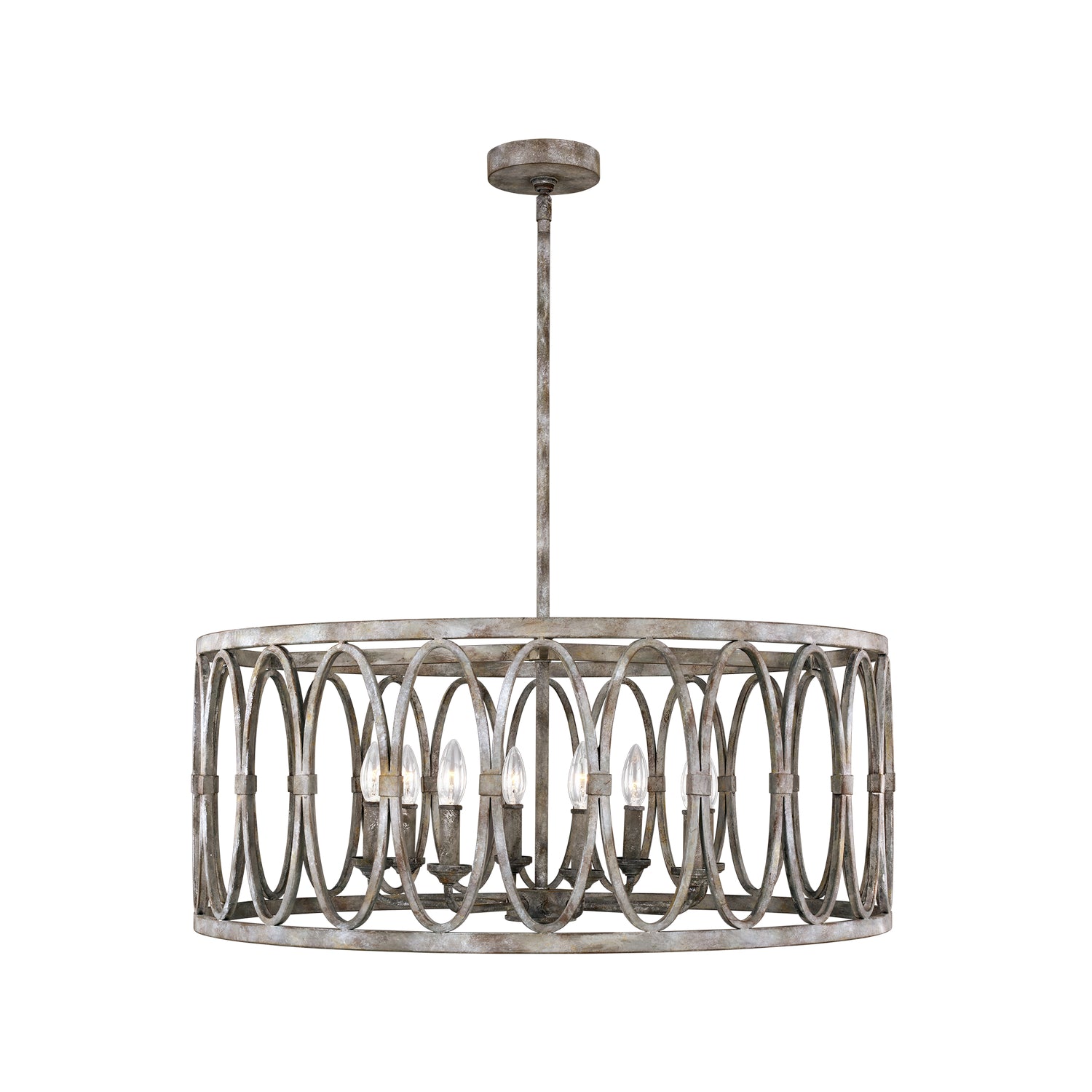 Visual Comfort Studio Canada - F3351/8DA - Eight Light Handing Shade - Patrice - Deep Abyss
