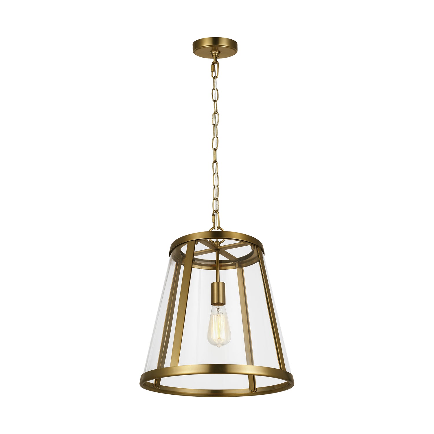 Visual Comfort Studio Canada - P1289BBS - One Light Pendant - Harrow - Burnished Brass