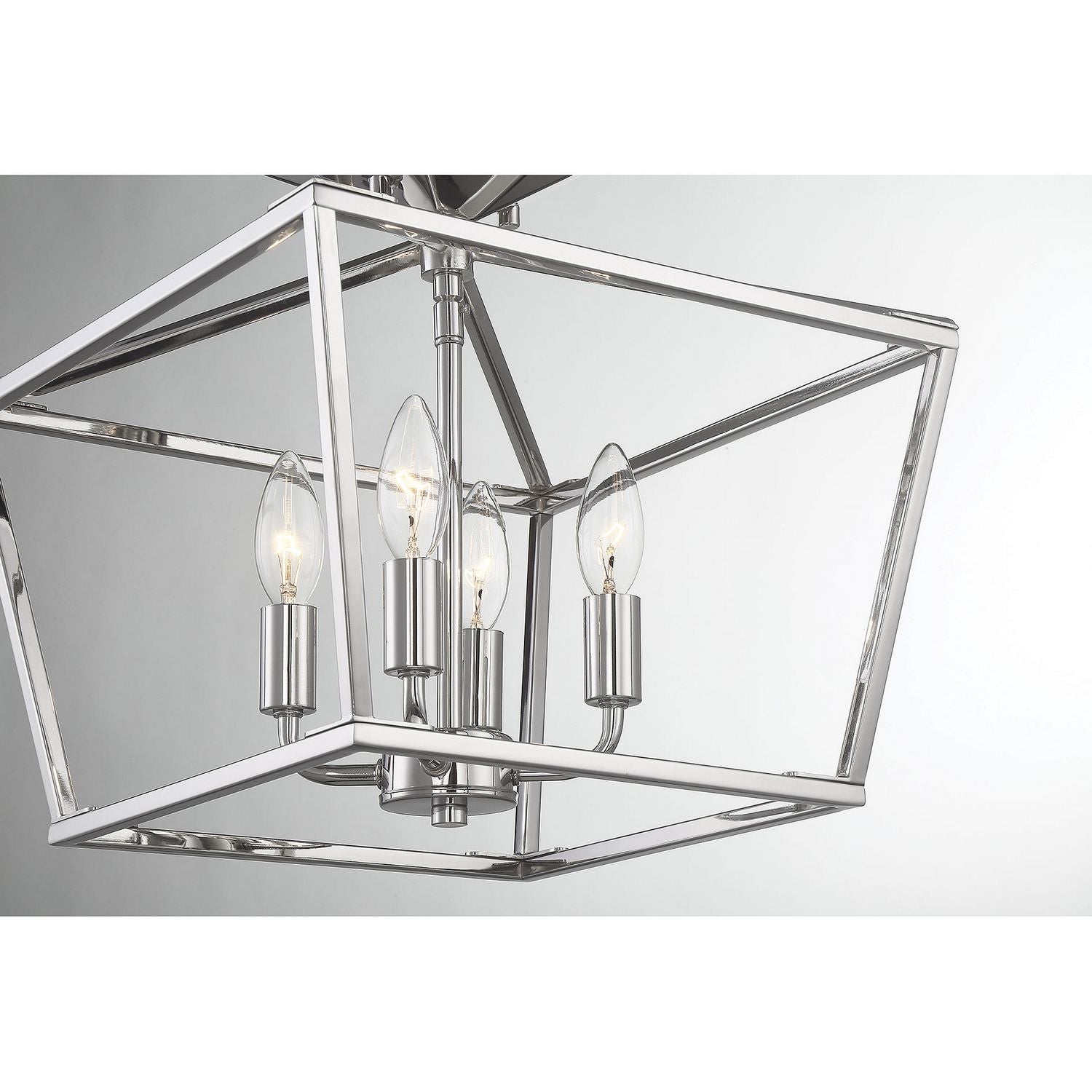 Savoy House - 6-328-4-109 - Four Light Semi-Flush Mount - Townsend - Polished Nickel