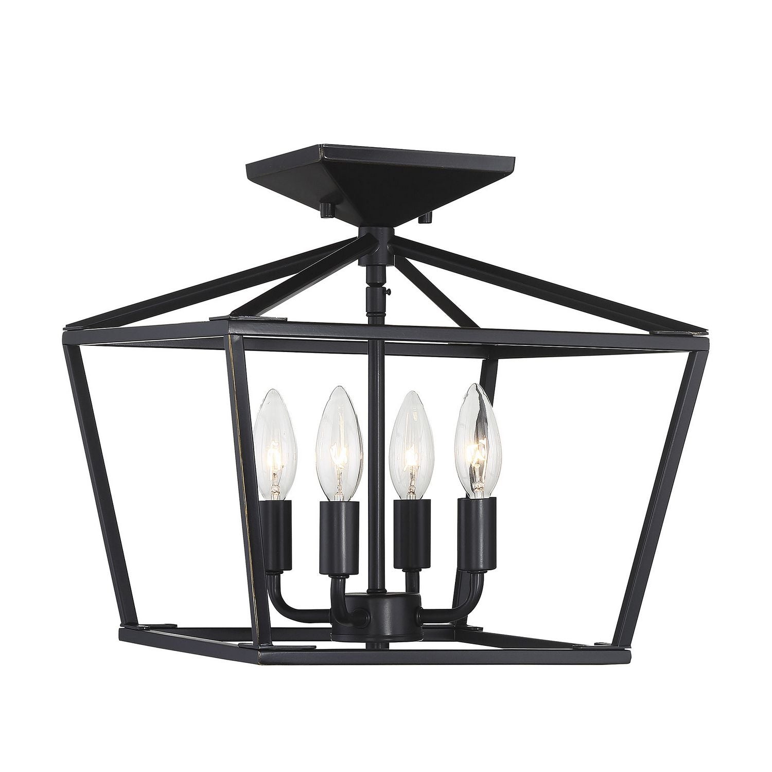 Savoy House - 6-328-4-44 - Four Light Semi-Flush Mount - Townsend - Classic Bronze