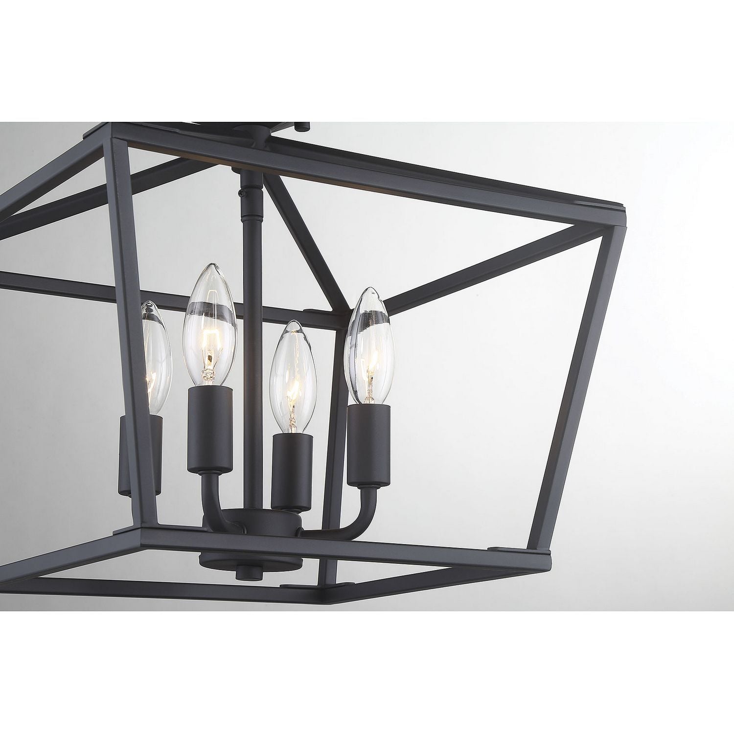 Savoy House - 6-328-4-89 - Four Light Semi-Flush Mount - Townsend - Matte Black