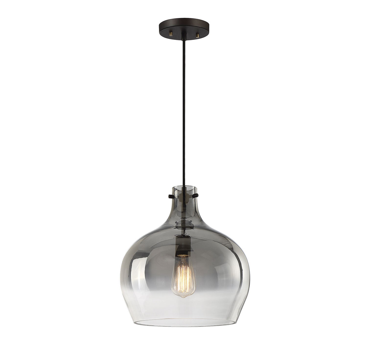 Meridian M70078ORB One Light Mini Pendant in Oil Rubbed Bronze