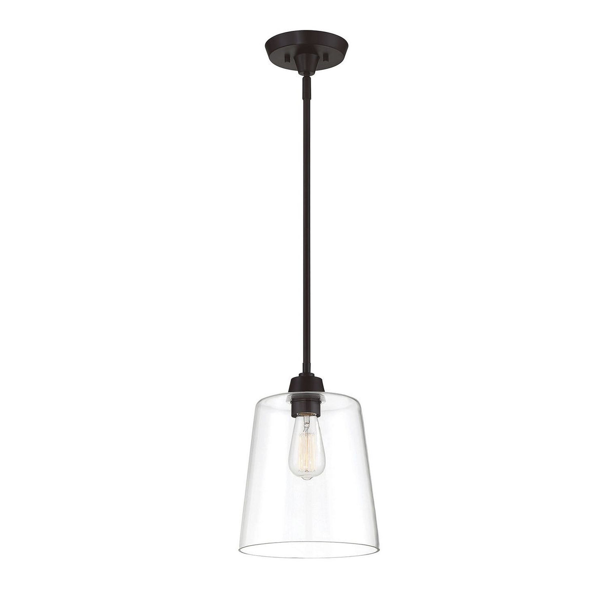 Lumière Meridian M70081ORB One Suspension en bronze huilé