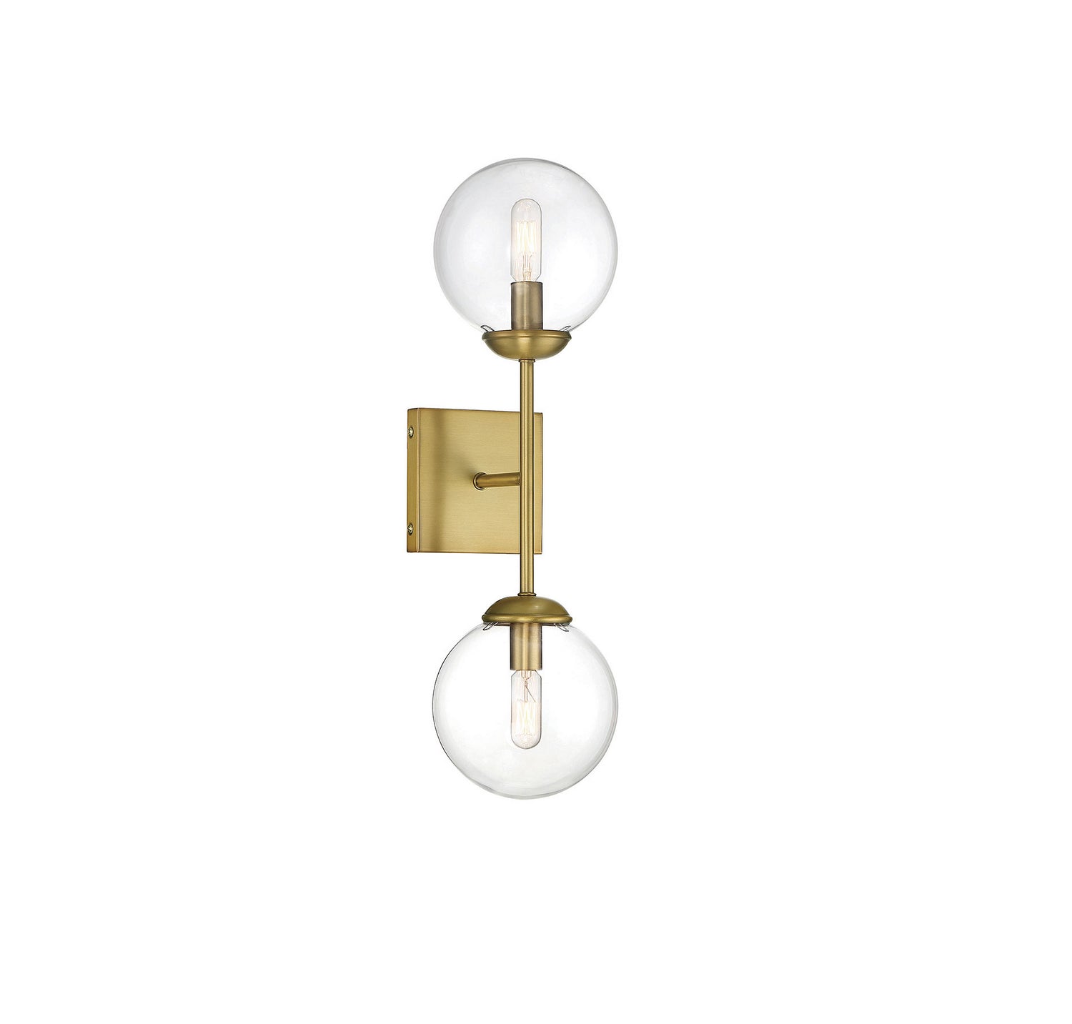 Meridian M90001NB Deux lampes Murale en laiton naturel
