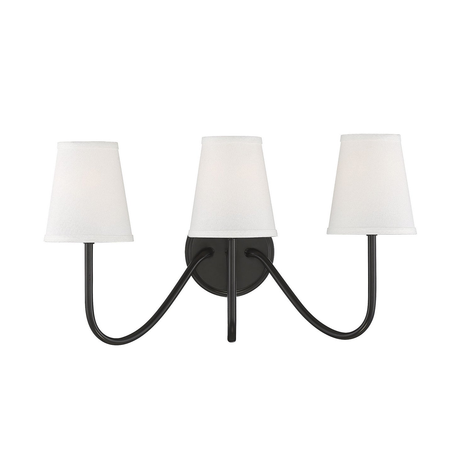 Meridian M90056ORB Three Light Wall Sconce in Oil Rubbed Bronze