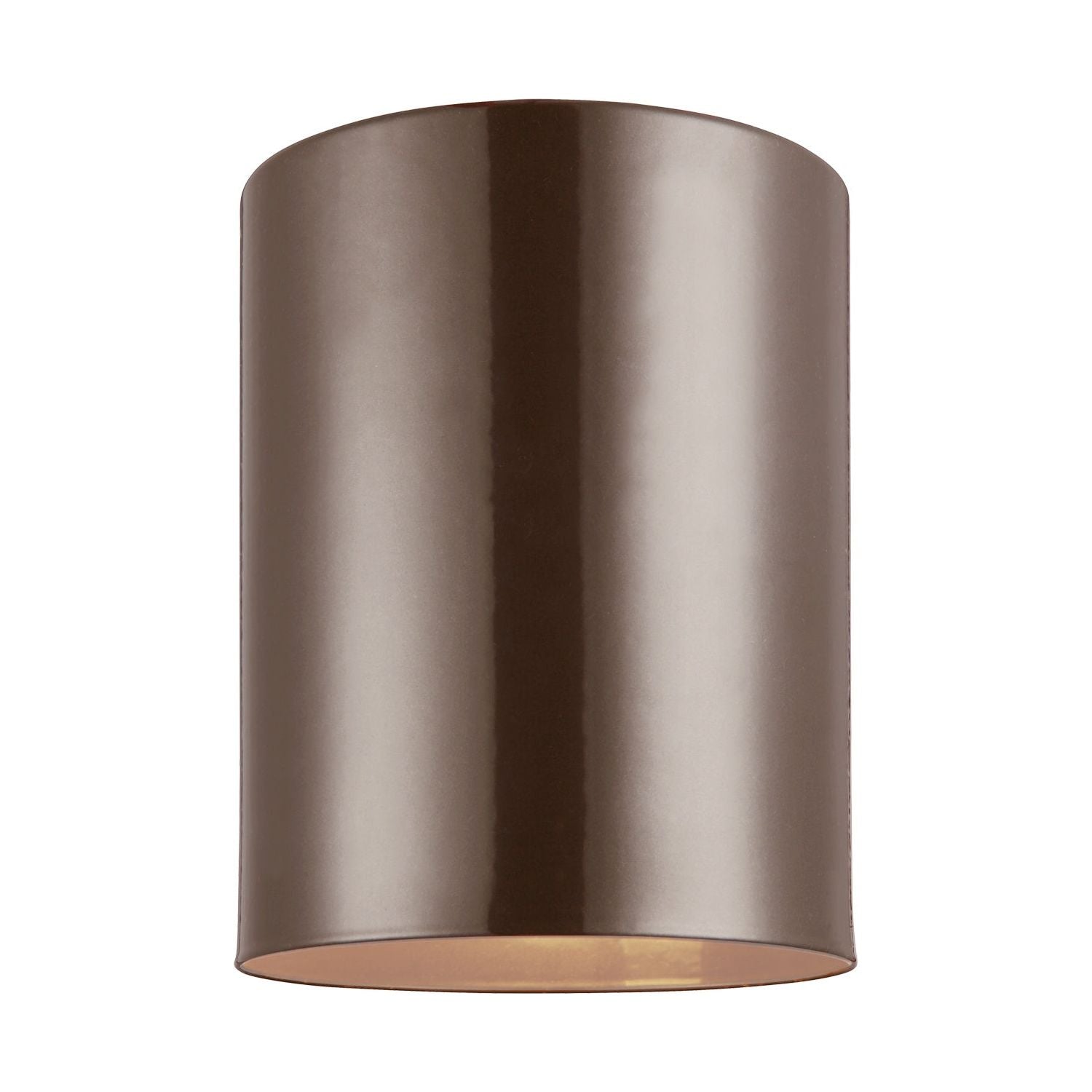 Visual Comfort Studio Canada - 7813801-10 - One Light Outdoor Flush Mount - Outdoor Cylinders - Bronze
