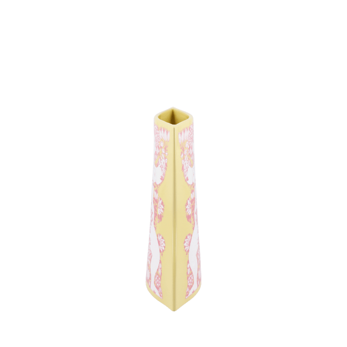 Bjørn Wiinblad 53121 Nina Vase in Yellow/Pink