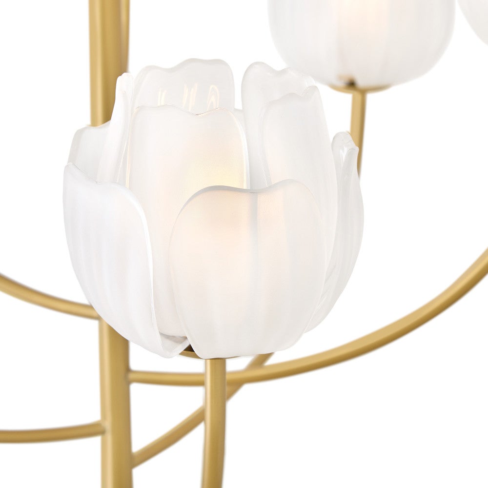 Fredrick Ramond FR46896UB Fantine Fleur Suspendu en laiton non verni