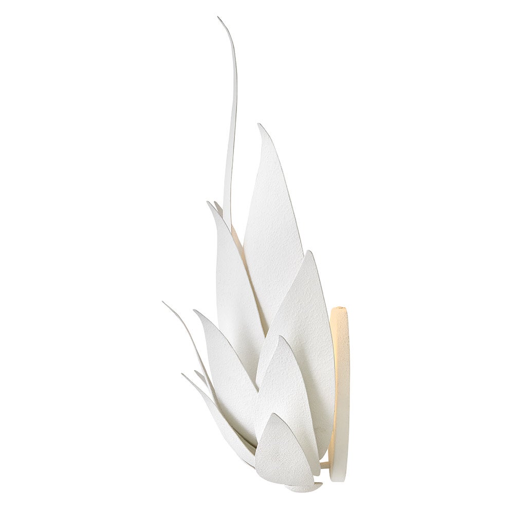 Fredrick Ramond FR30810TXP Agave Botanical Sconce in Textured Plaster