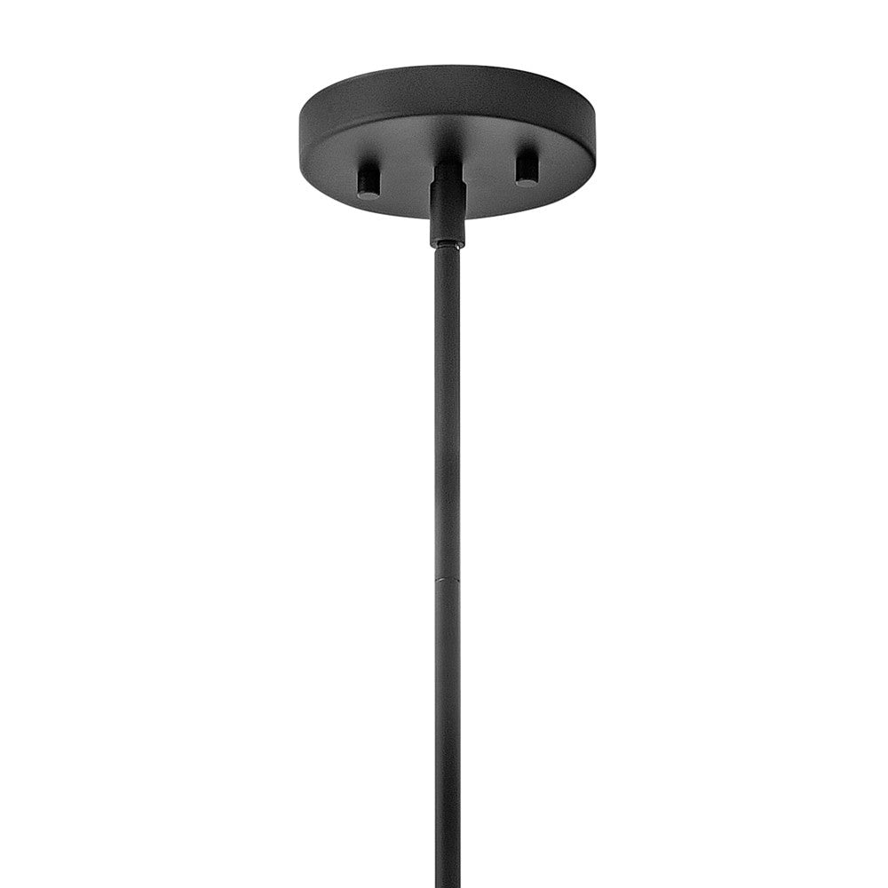 Lark 83687BK Casey Metal Shade Pendant in Black
