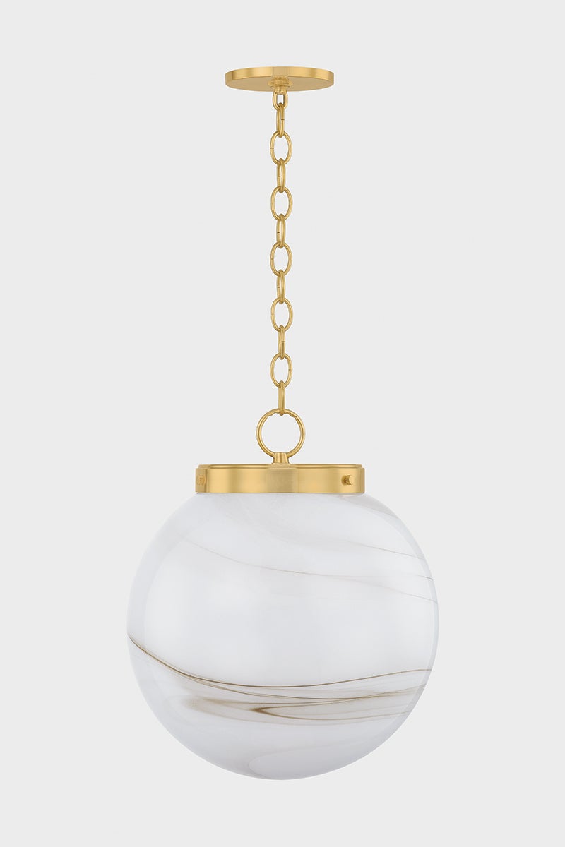 Mitzi H989701L-AGB Ambra Pendant in Aged Brass