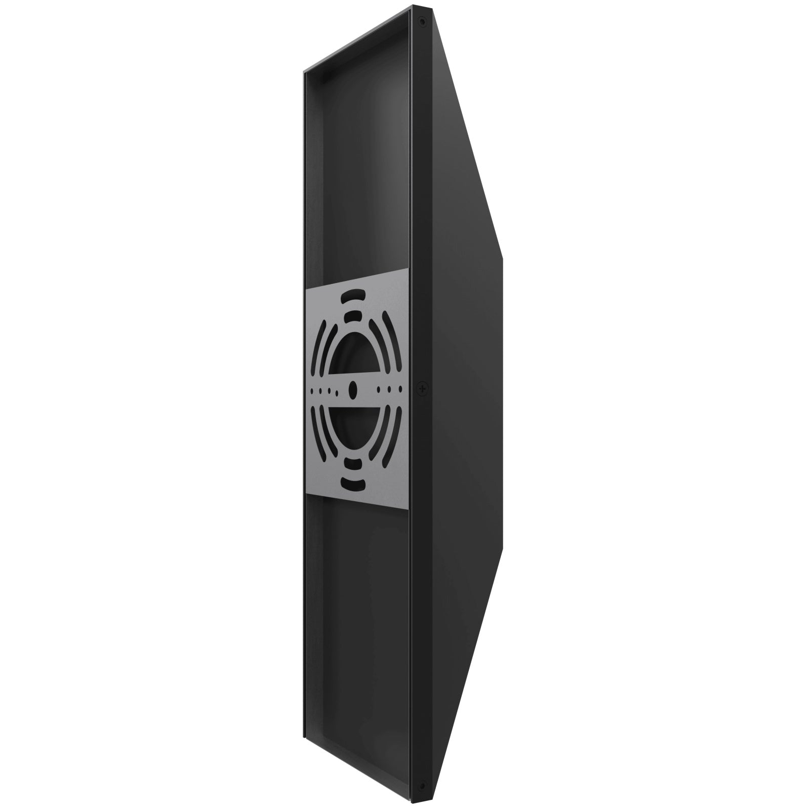 Avenue Outdoor 5-CCT Up/Down LED Wall Sconce AV4914-BK-5CCT three-quarter angle — open top and bottom slots visible, LED emitting in both directions